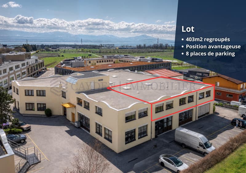 Locaux à haut rendement en face de La Côte International School (2)