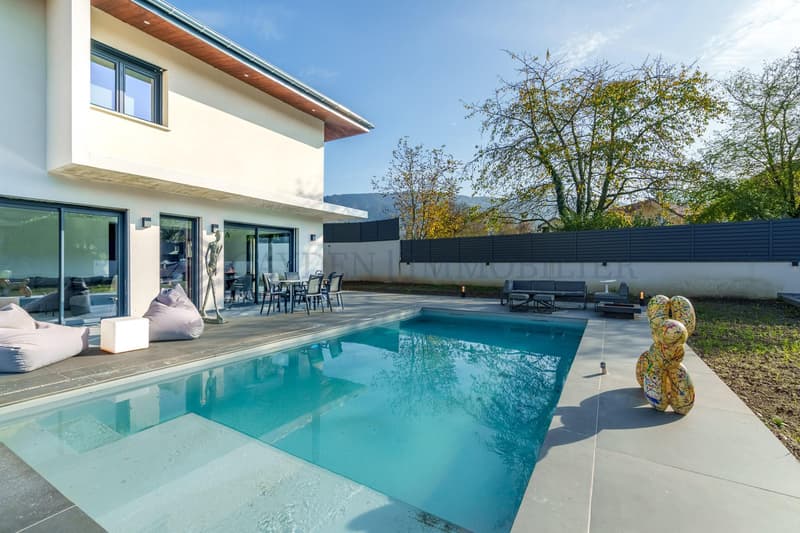 France voisine, Villa neuve individuelle avec piscine (4)
