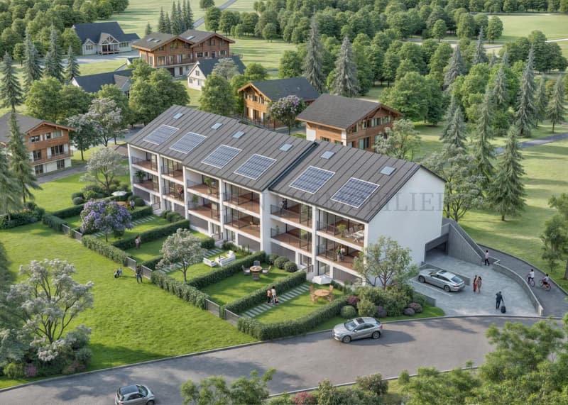 Vue sur les lacs de Neuchâtel et de Morat, Villa - Lot B (1)
