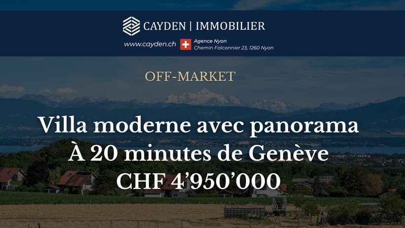 OFF MARKET - Villa contemporaine, vue panoramique (1)