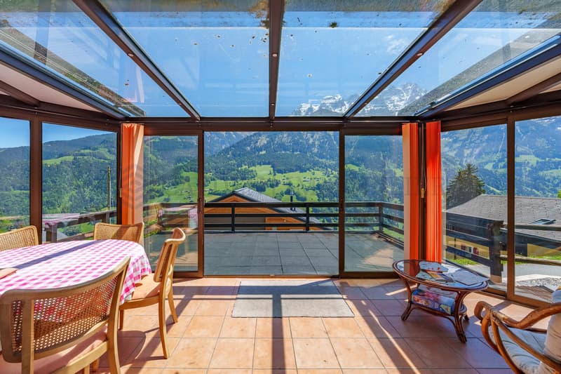 Chalet authentique, vue panoramique sur les montagnes (8)