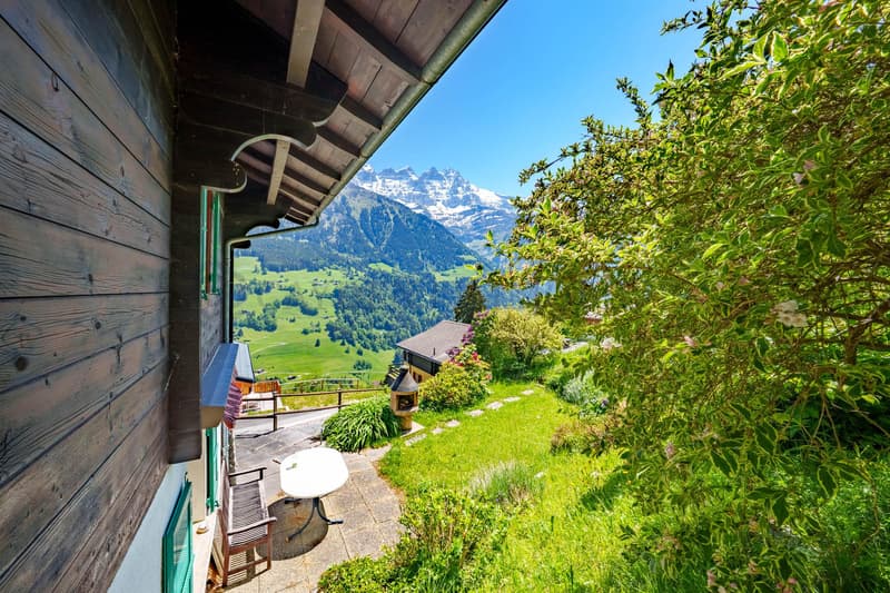 Chalet authentique, vue panoramique sur les montagnes (6)