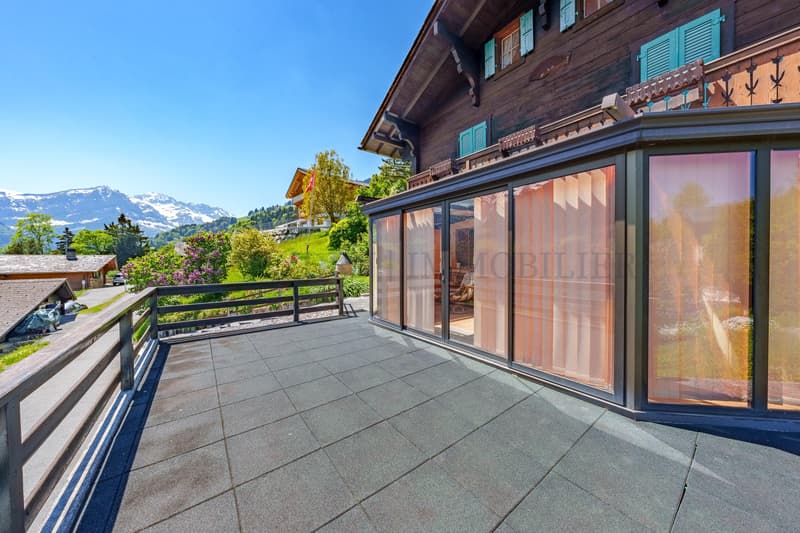 Chalet authentique, vue panoramique sur les montagnes (11)