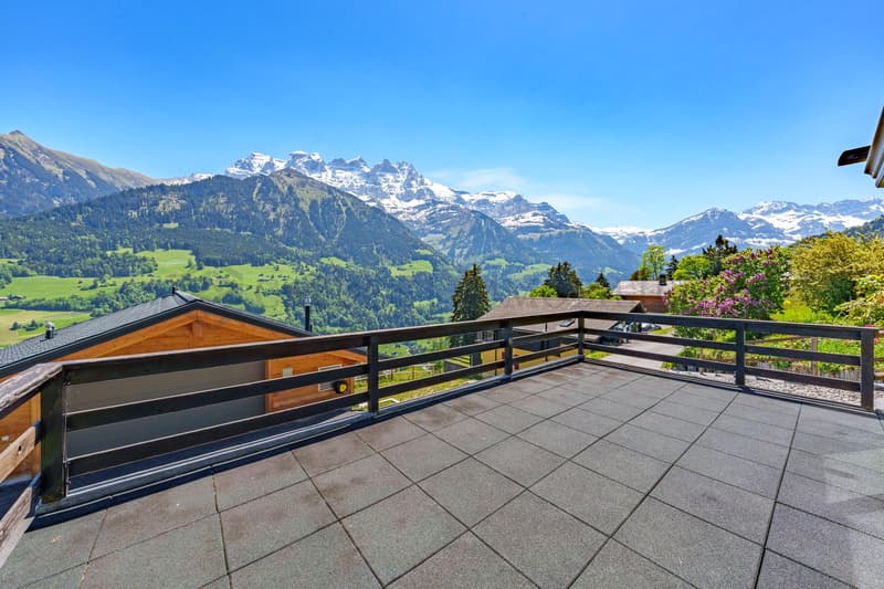 Chalet authentique, vue panoramique sur les montagnes (4)