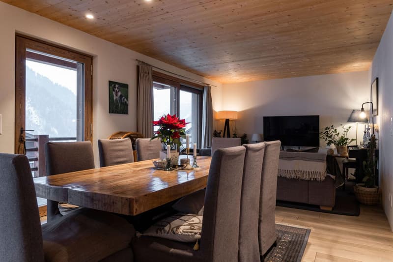 Appartement moderne de 3 chambres, au centre du Châble (5)