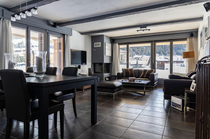 Un charmant appartement de 3 chambres avec terrasse au coeur de Verbier. (2)
