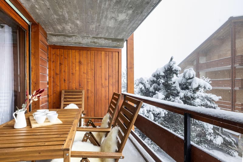 LOCATION D'ÉTÉ disponible jusqu'au 30 novembre 2026 - Charmant appartement 1 chambre avec balcon au coeur de Verbier (3)