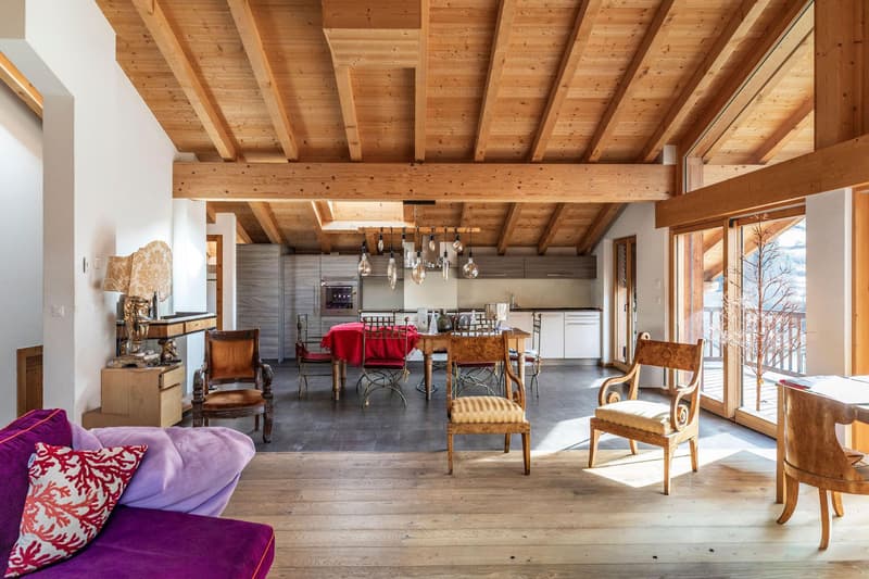 Penthouse de 5.5 pieces au Châble. (2)