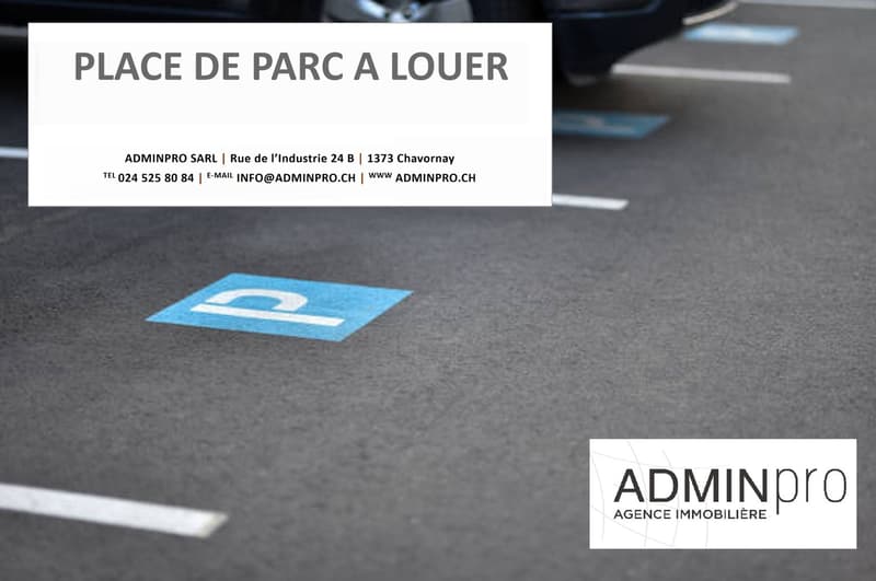 Place de parc extérieure à louer (1)