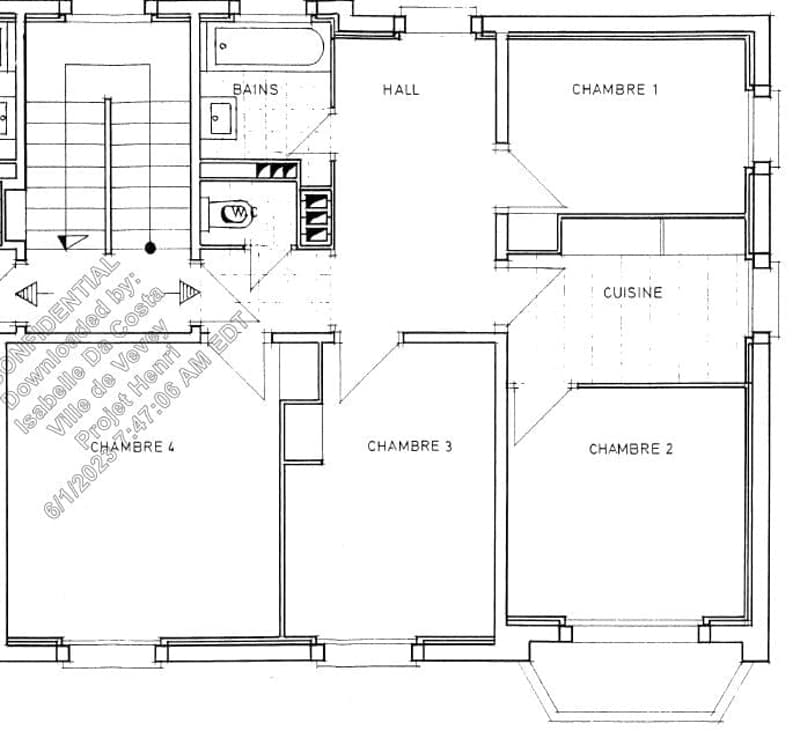 Appartement de 4 pièces avec balcon dans quartier calme (2)