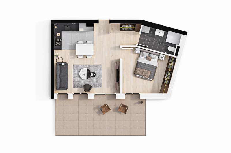 Appartement neuf avec vue rivière et forêt (9)