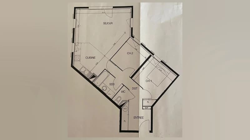 Beaumont Le Châble : Lumineux T3 avec garage et cave (10)