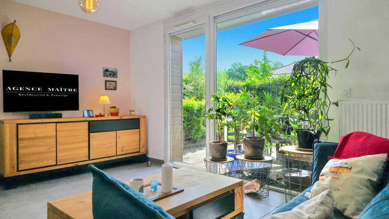 Agréable T2 en rez-de-jardin à Metz-Tessy (1)