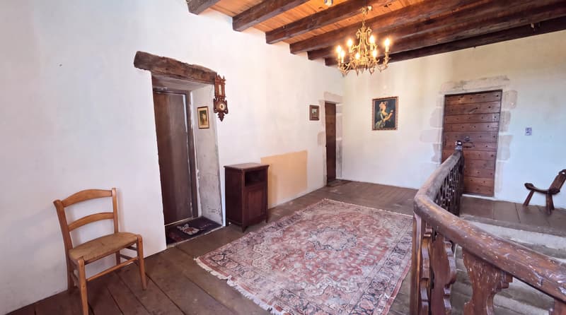 Anglefort : Maison forte T9 à rénover (13)