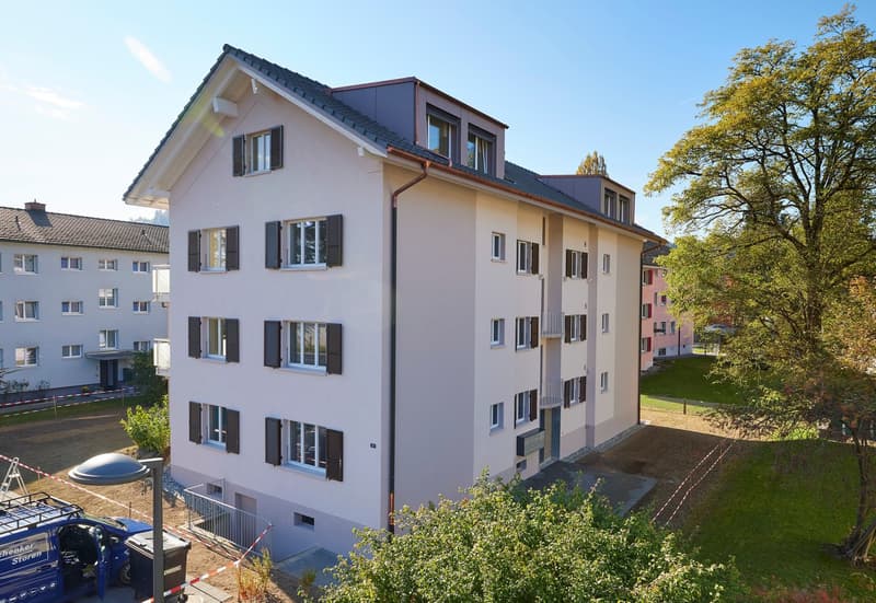 Renovierte 3-Zimmerwohnnung mit Büro - grosser Balkon (14)