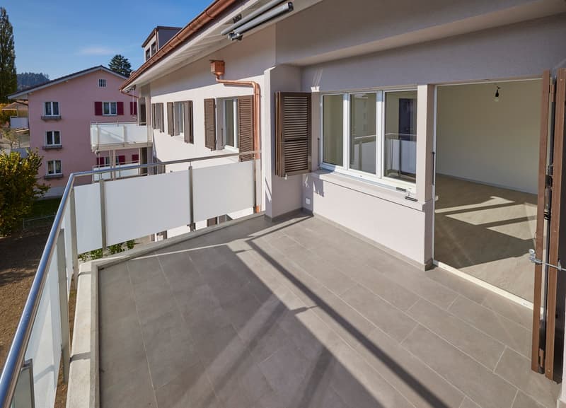 Renovierte 3-Zimmerwohnnung mit Büro - grosser Balkon (8)