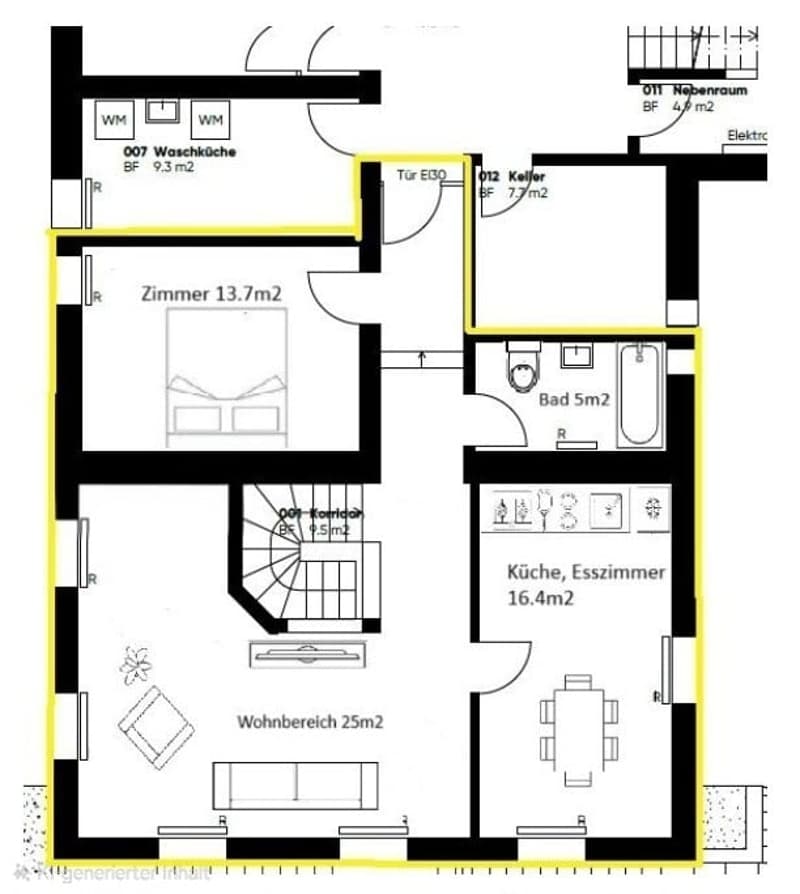 Charmante 3.5-Zimmer-Maisonette-Wohnung in Köniz (9)