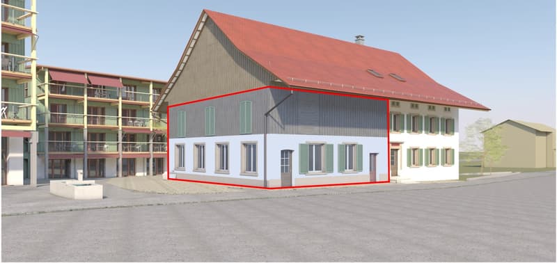 Attraktive Gewerbefläche im historischen Bauernhaus (2)