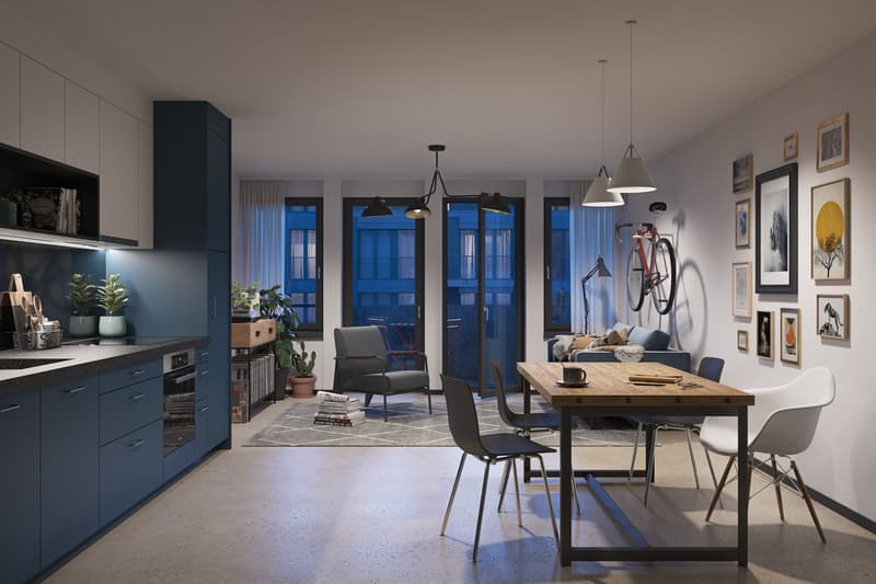 Aussergewöhnliche 2 ½ Zimmer-Wohnung in Zürich mieten (1)