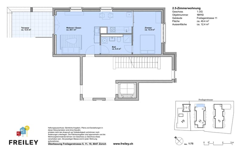 Charmante 1.5-Zimmerwohnung an begehrter Lage  Urbanes Wohnen mit Stil und Komfort! (11)