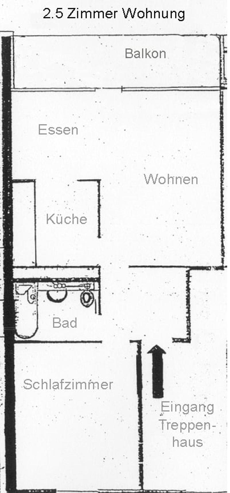 Schöne 2 1/2-Zimmerwohnung an ruhiger Lage (12)