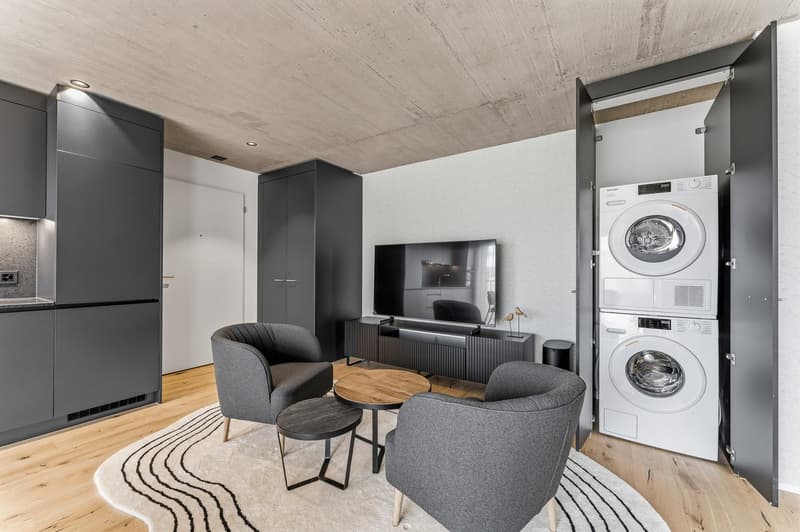 Neubau: Stilvoll möblierte 1.5-Zimmer-Wohnung (6)