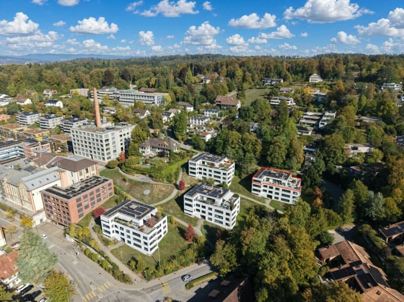 Urbane 4.5 Zimmer Attika-Wohnung mit 169 m² Terrassenfläche (2)