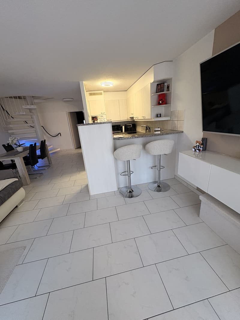 Attraktive 4.5-Zimmer-Maisonettewohnung mit grosser Terrasse und besonderer Architektur (3)