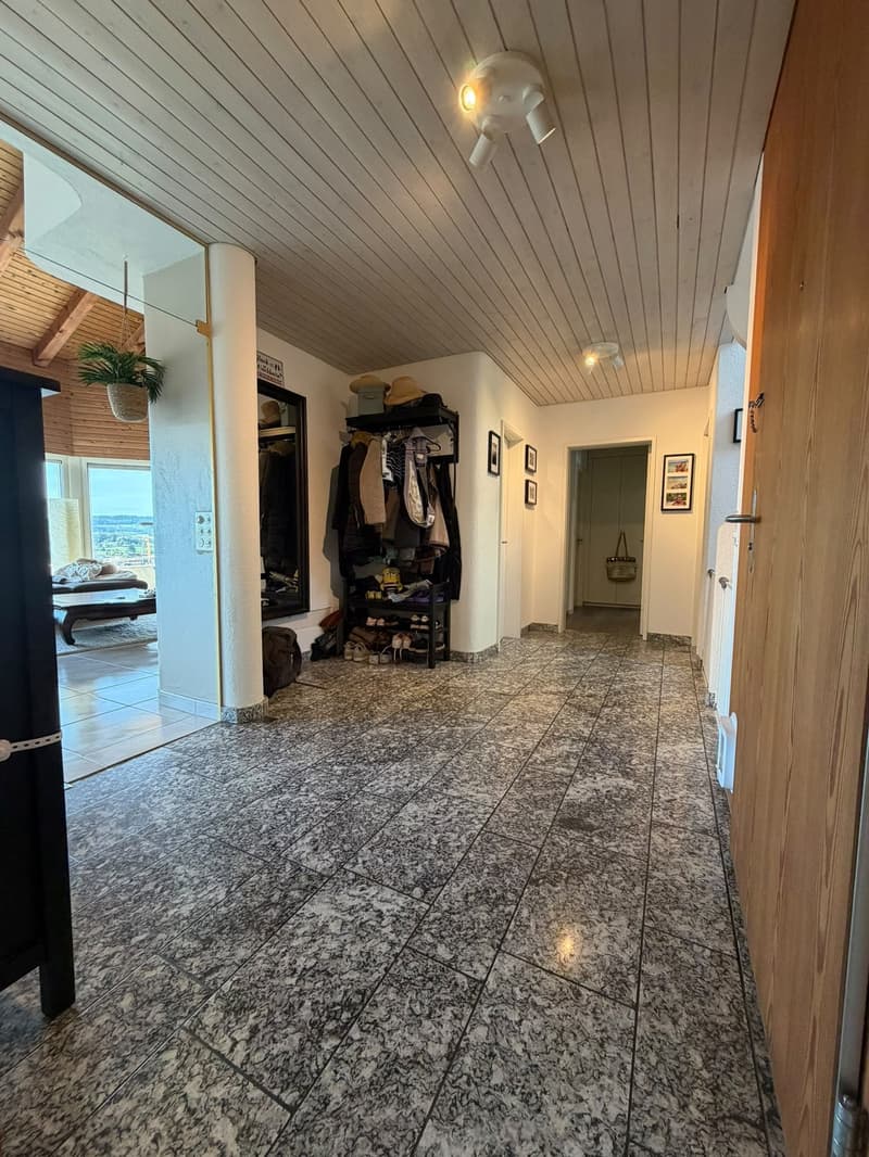 Charmante 4-Zimmer-Maisonette-Wohnung mit Garten und Aussicht in die Berge in Gossau ZH (10)