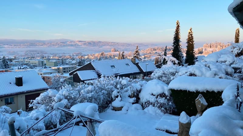 Charmante 4-Zimmer-Maisonette-Wohnung mit Garten und Aussicht in die Berge in Gossau ZH (8)