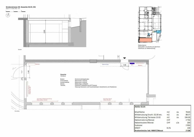 Saisissez maintenant l'occasion : Espace d'atelier ou de studio entièrement équipé au Werkhof29 - idéal pour les esprits créatifs ! (7)