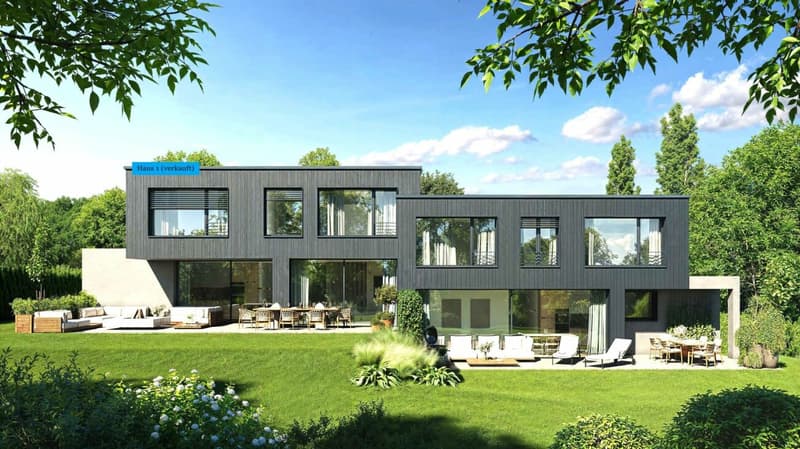 Wohnen mit Weitblick: Exklusives Neubau-Doppeleinfamilienhaus an unverbaubarer Lage in Mörschwil (1)