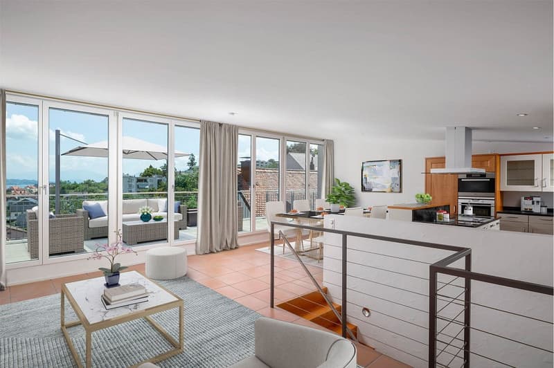 Wohnhaus mit einer 3½ und einer 2½-Zimmer-Wohnung mit Seesicht (2)