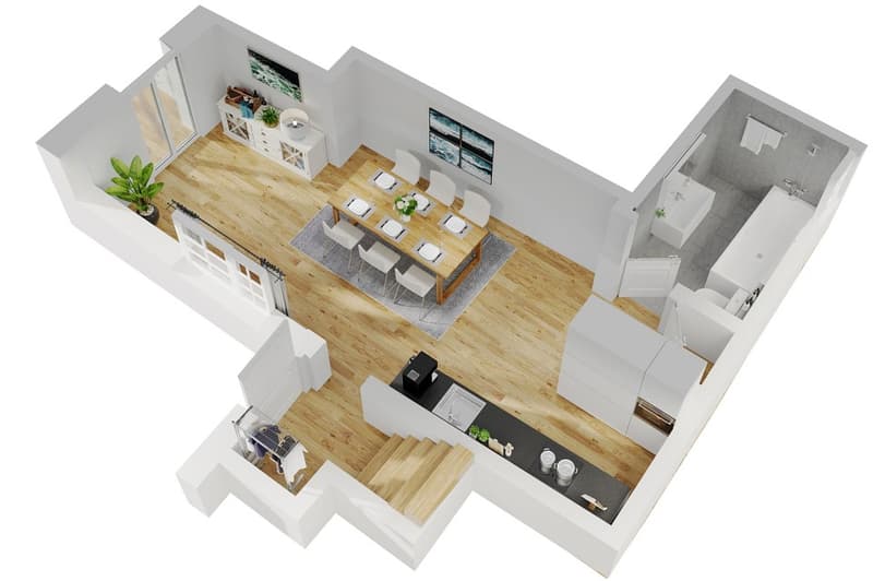 Grosse 4½-Zimmer Dachmaisonette (8)