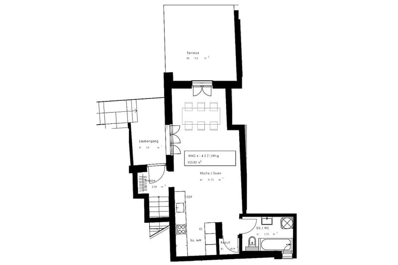 Grosse 4½-Zimmer Dachmaisonette (11)