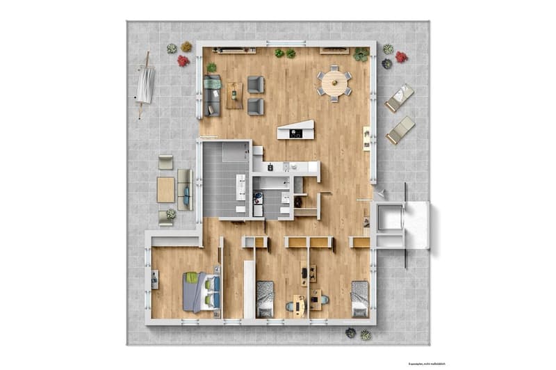 Grosse 4½- Zimmer Attika / Loft (12)