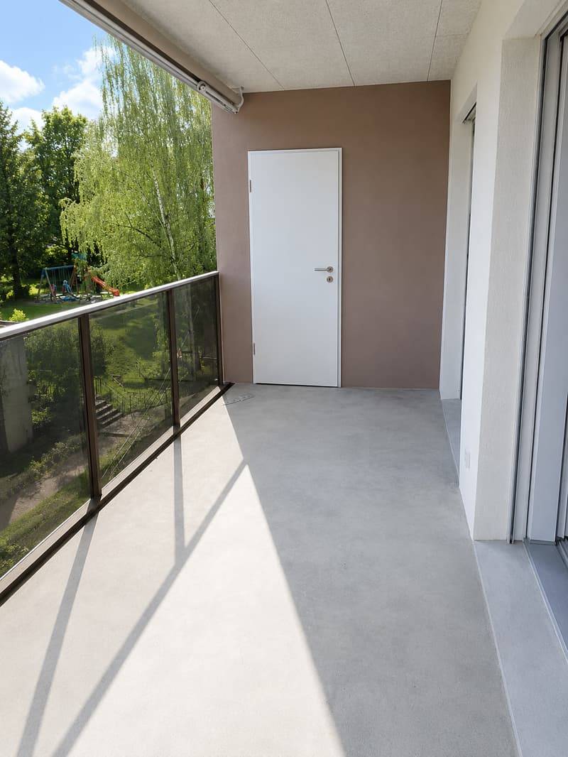 Balkon mit Reduit