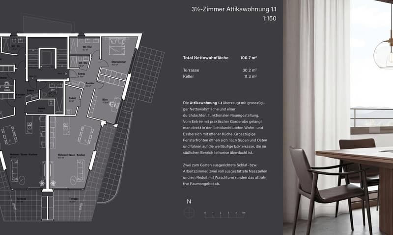 Attikawohnung 1.1
