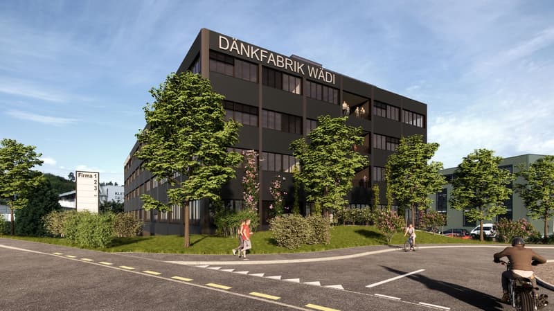 Aussenansicht "Dänkfabrik Wädenswil"