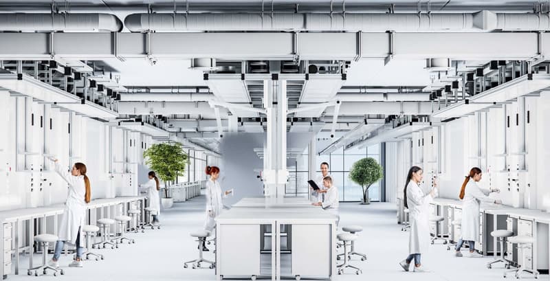 Modulare Vielfalt-Alles fügt sich für jeden erdenklichen Aufbau eines Life-Science-Labors