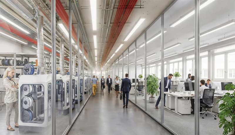 2. Obergeschoss: Nutzungsbeispiel 3d-Druck