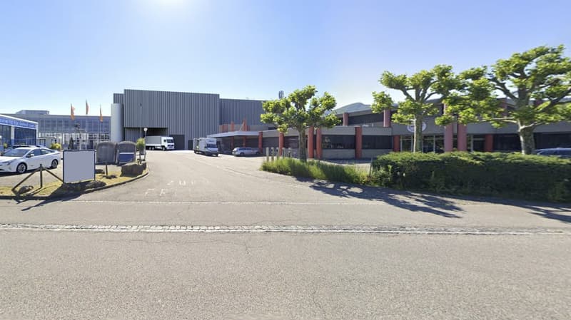 Visualisierung Halle 2 mit Zufahrt/allgemeiner Hof