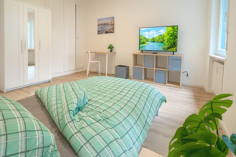 Modernes, voll möbliertes Zimmer (1)