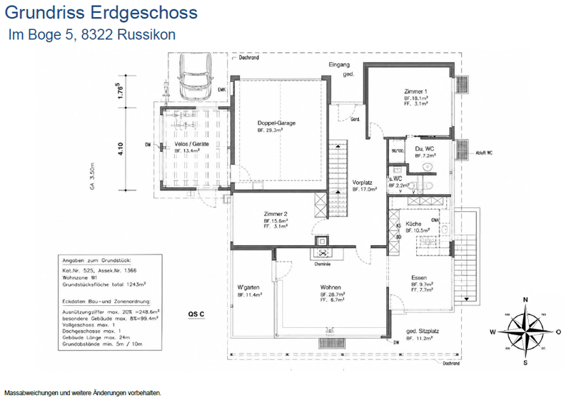 Grundriss Erdgeschoss