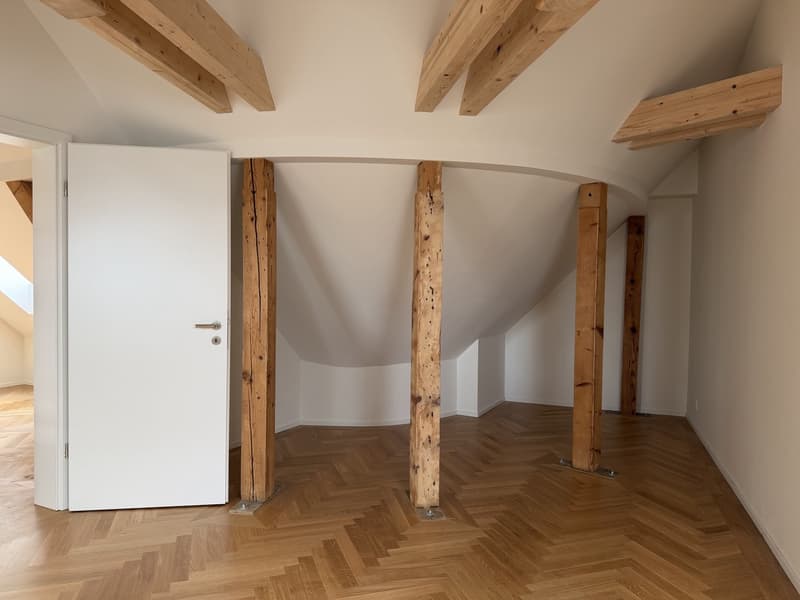 3.5 room attic duplex by Schmiede Wiedikon (9)