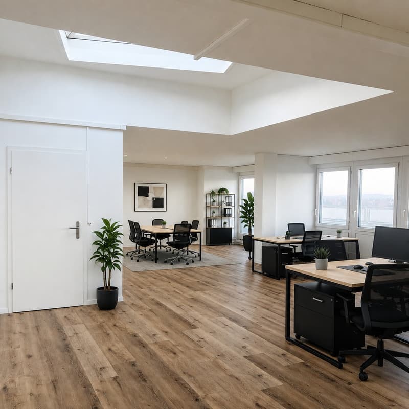 90 m² Attika-Büro mit privater Dachterrasse in Fällanden (4)