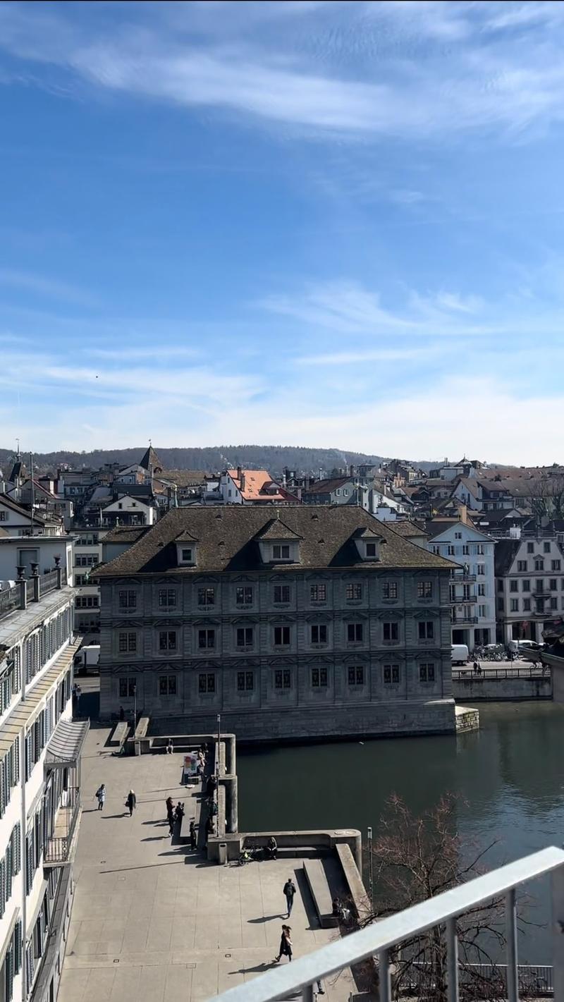 Unique Attic Duplex with Fireplace & River Views in Zurich Old Town (4)