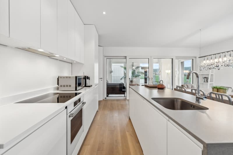 4.5 Zi. Maisonette-Wohnung 155m2 & 70m2 Terrassen - nur 2 Wohnungen im Haus! (4)