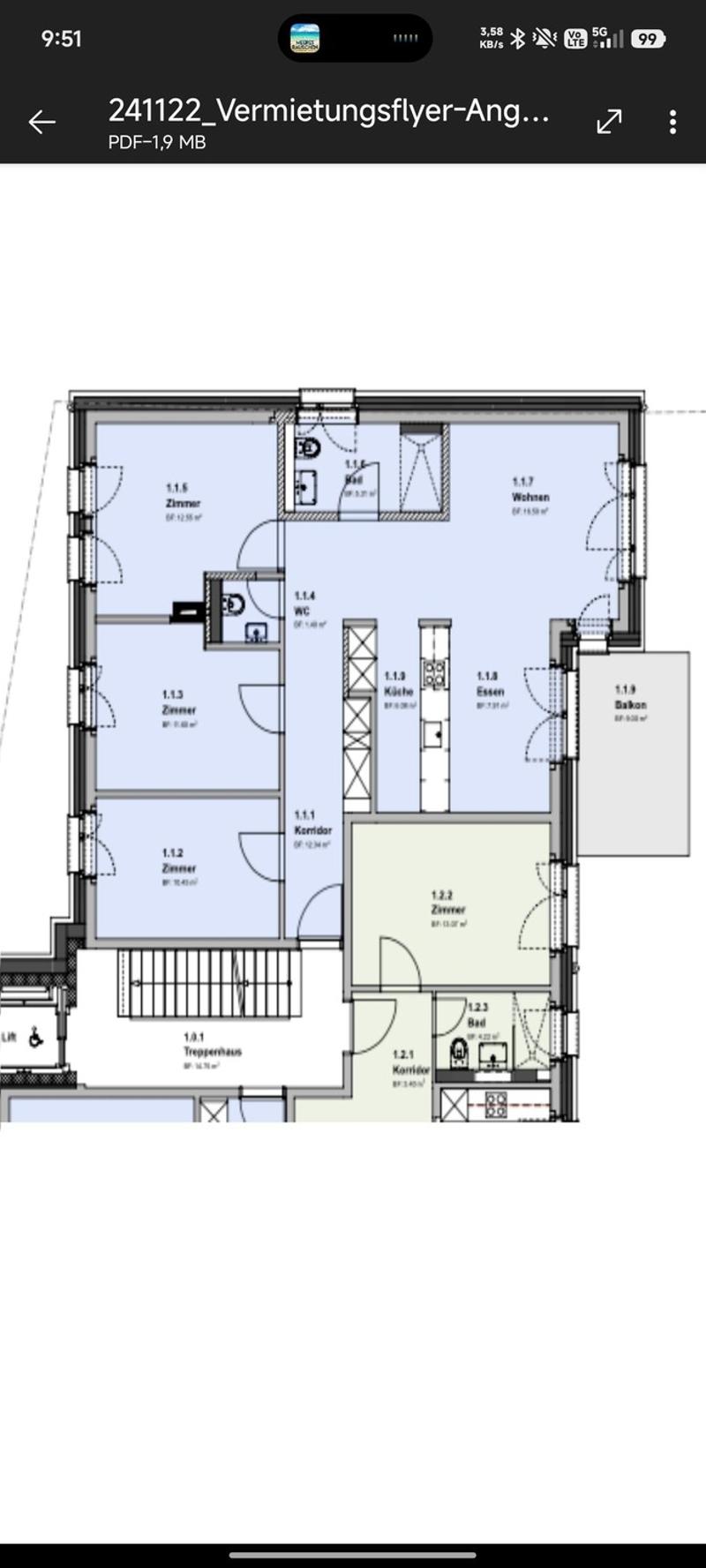 Möblierte 3.5-Zi-Wohnung zur Untermiete | Frauenfeld Huben (10)