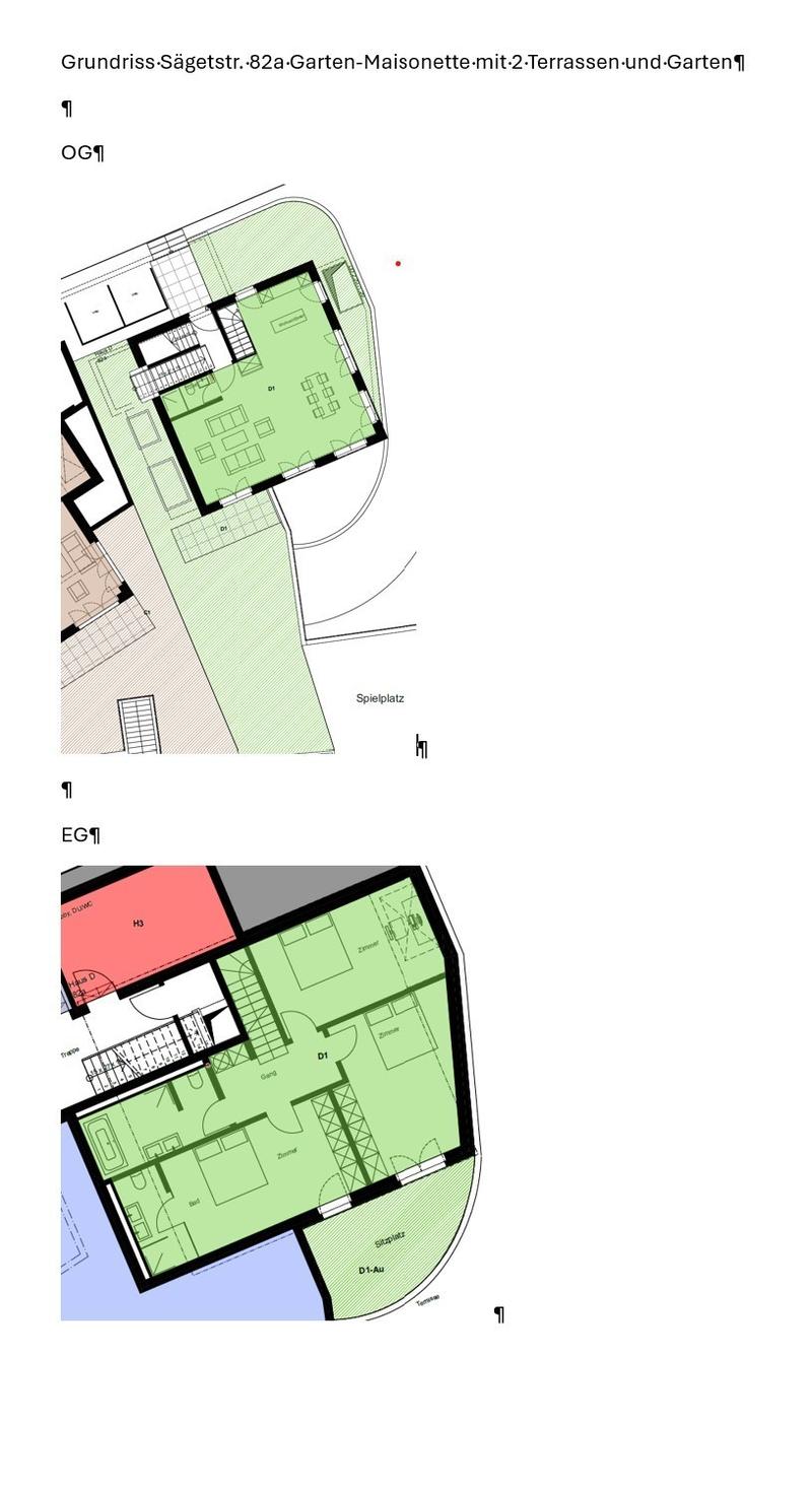 Neue 4.5 Zi. Maisonette - Blick ins Grüne- Solar-Strom - sehr zentral! (13)